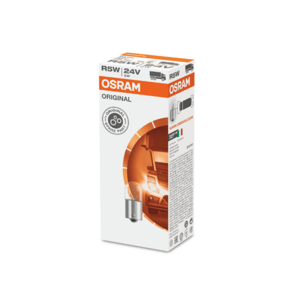 Truck 24V 5W R5W Bulb - Indicator, Brake & Fog - OSRAM 5627 - Image 2
