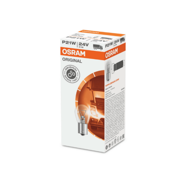 Truck 24V 21W P21W Bulb - Headlight & Indicator - OSRAM 7511 - Image 3