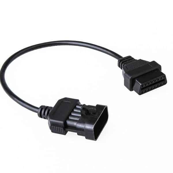 Opel 10 Pin To OBDII 16 Pin Connector