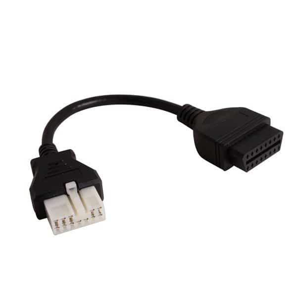 Mitsubishi 12pin To OBDII 16 Pin Connector