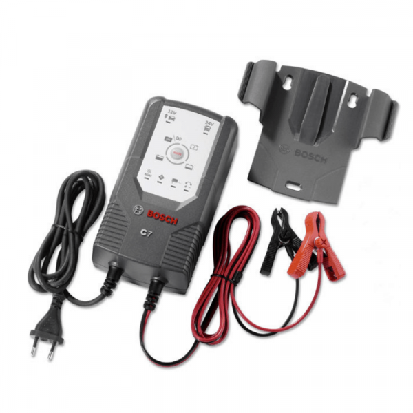 BOSCH C7 12/24V Automatic Battery Charger (Lead-acid, AGM & GEL) - Image 2
