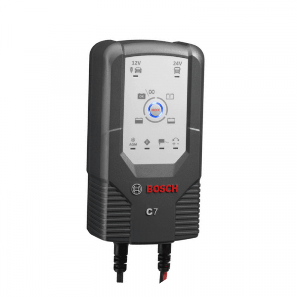 BOSCH C7 12/24V Automatic Battery Charger (Lead-acid, AGM & GEL)