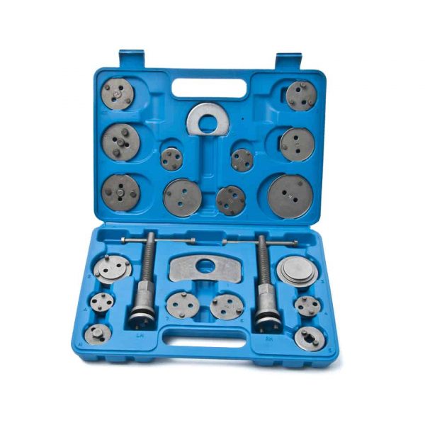 Universal 21pcs Caliper Brake Piston Tool Kit Disc Rewind Wind Back Pads