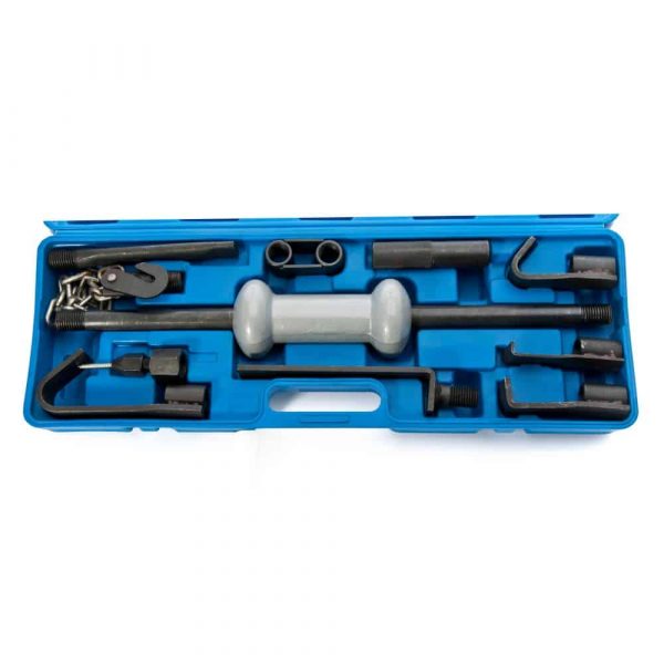 13pcs Dent Puller Set - 10lbs Capacity Slide Hammer Tool Kit - Image 2
