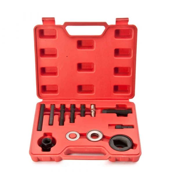 12 Pcs Alternator Power Steering Pump Pulley Puller & Installer Kit