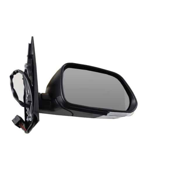 VW Polo 9N (2005-2009) Grained Electric Side Mirror (Indicator) - Right Side