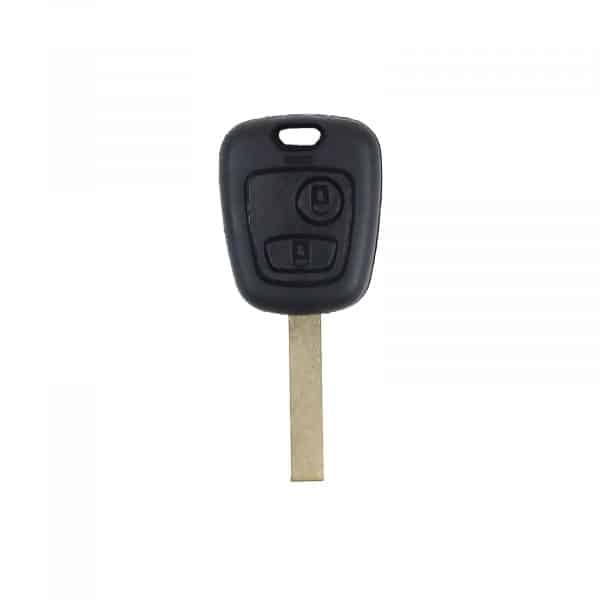 Citroen/Peugeot - C1, C3, 307 | Complete Remote Key (2 Button, HU83  Blade, 433MHz )