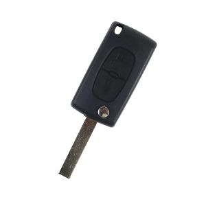 Citroen C1, C2, C3, C4, C5, Berlingo, Picasso | Complete Remote Key (2 Button, HU83  Blade, 433MHz )