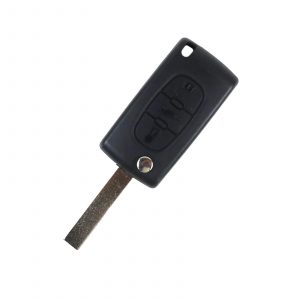 Citroen C1, C2, C3, C4, C5, Berlingo, Picasso | Complete Remote Key (3 Button, HU83  Blade, 433MHz )