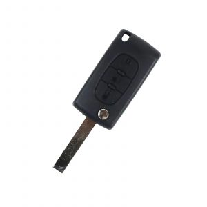 Citroen C1, C2, C3, C4, C5, Berlingo, Picasso | Complete Remote Key (3 Button, HU83  Blade, 433MHz )