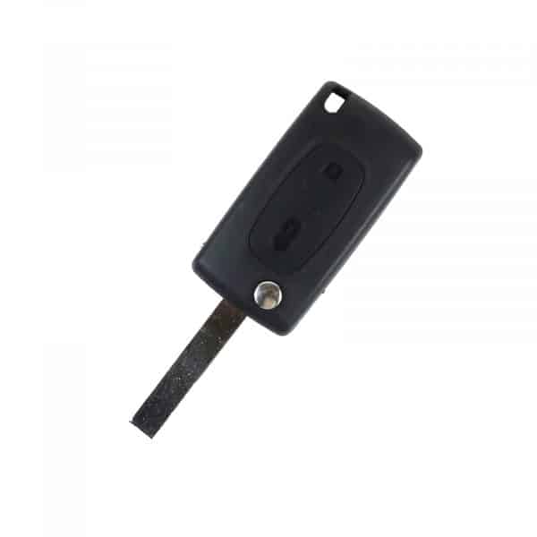 Citroen C1, C2, C3, C4, C5, Berlingo, Picasso | Complete Remote Key (2 Button, HU83  Blade, 433MHz )