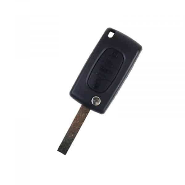 Citroen C1, C2, C3, C4, C5, Berlingo, Picasso | Complete Remote Key (3 Button, HU83  Blade, 433MHz )