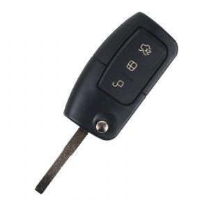 Ford Focus,  Mondeo, Festiva, Fusion, Fiesta | Complete Remote Key (3 Button, HU101  Blade, 433MHz)