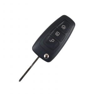 Ford Focus,  Mondeo, Fiesta | Complete Remote Key (3 Button, HU101  Blade, 433MHz)