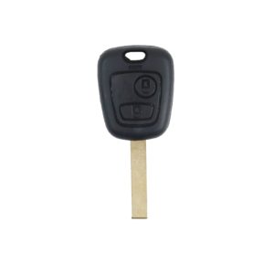 Peugeot 207, 307 | Complete Remote Key (2 Button, HU83  Blade, 433MHz)