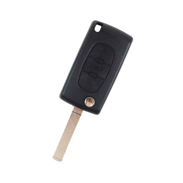 Peugeot 207, 208, 307, 308, 408, Partner | Complete Remote Key (3 Button, VA2  Blade, 433MHz)