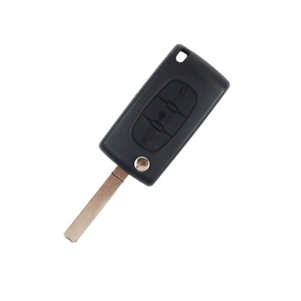 Peugeot 207, 208, 307, 308, 408, Partner | Complete Remote Key (3 Button, VA2  Blade, 433MHz )