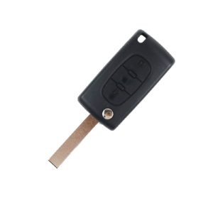 Peugeot 207, 208, 307, 308, 408, Partner | Complete Remote Key (3 Button, HU83  Blade, 433MHz )