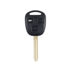 Toyota Corolla, Camry, Prado, RAV4, Yaris, Previa, Land Cruiser | Complete Remote Key (3 Button, Toy43  Blade, 433MHz)