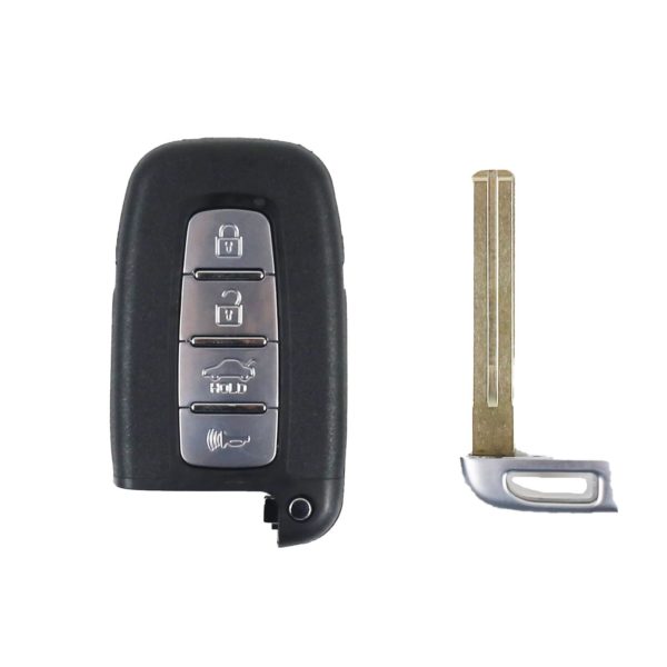 Hyundai I30, Ix35, I45, Elantra, Genesis, Sonata, Tucson | Smart Remote Key (4 Button, HY22 Blade, 433MHz)