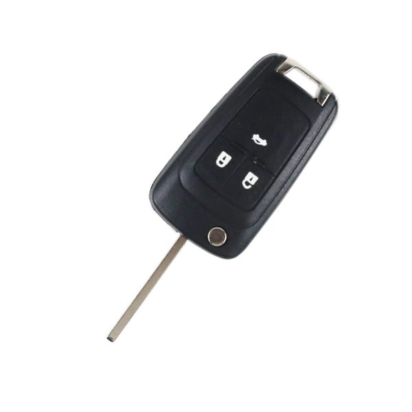 Chevrolet - Cruze, Impala, Buick |  Remote Key Case & Blade (3 Button, HU100 Blade)