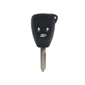 Chrysler, Dodge, Jeep |  Remote Key Case & Blade (3 Button, CY24 Blade with Battery Holder)