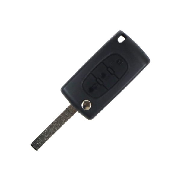 Citroen - C1, Berlingo, Picasso |  Remote Key Case & Blade (3 Button, VA2 Blade, Light Feature)