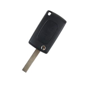 Citroen - C1, C3, Peugeot 307 |  Remote Key Case & Blade (2 Button, HU83 Blade without Battery Holder)