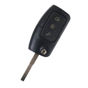 Ford - Fiesta, Focus, Mondeo, Kuga |  Remote Key Case & Blade (3 Button, HU101 Blade, Double Tap Boot Unlock)