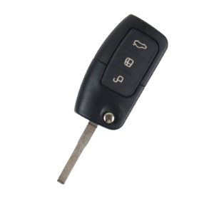 Ford - Fiesta, Focus, Mondeo, Kuga |  Remote Key Case & Blade (3 Button, HU101 Blade, Simple Boot Unlock)