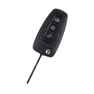 Ford - Focus, Mondeo, Transit | Remote Key Case & Blade (3 Button, HU101 Blade)