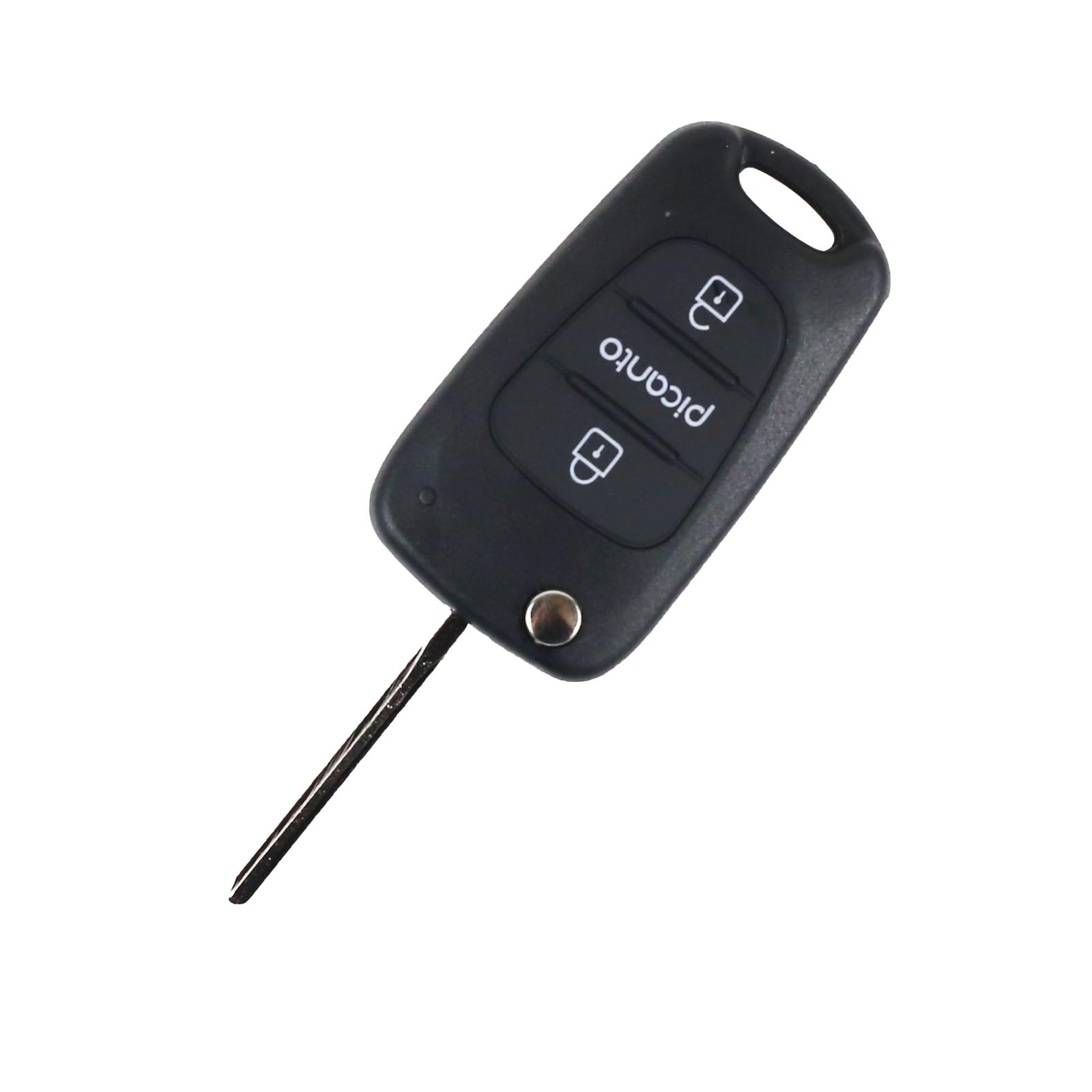 autosupply Kia Picanto Remote Key Case Blade 3 Button Hy22