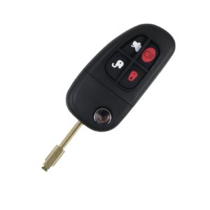 Land Rover - Jaguar S, X, XJ, XK | Remote Key Case & Blade (4 Button, F021 Blade)