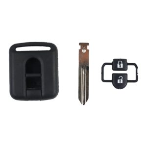 Nissan - Micra, Navara, X-trail, Qashqai, Juke |  Remote Key Case & Blade (2 Button, A33 Blade)