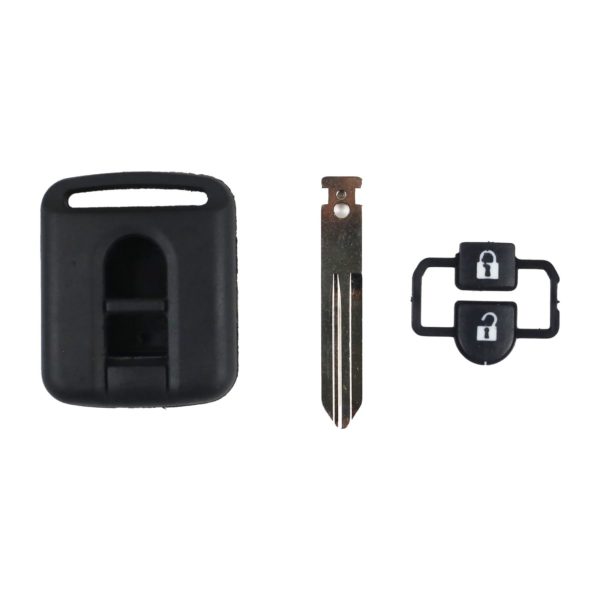 Nissan - Micra, Navara, X-trail, Qashqai, Juke |  Remote Key Case & Blade (2 Button, A33 Blade)