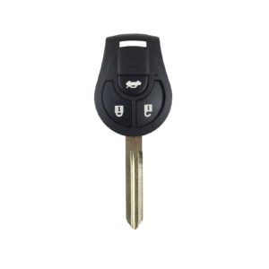 Nissan - Cube, Micra, Qashqai, Juke | Remote Key Case & Blade (3 Button, NSN14 Blade)