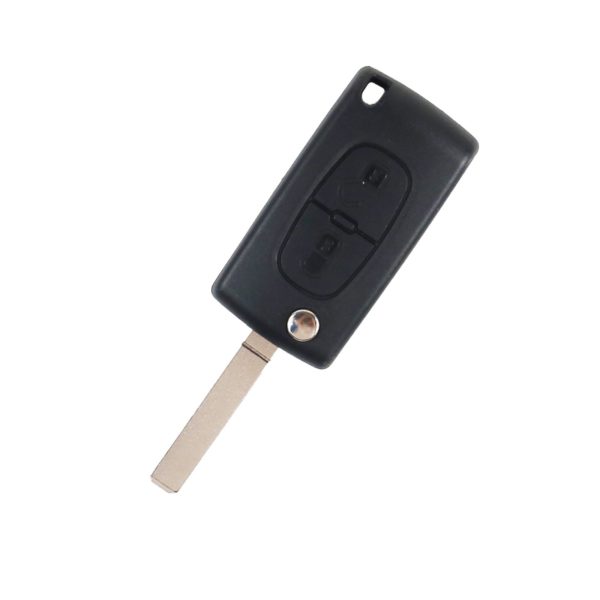 Peugeot  - 207, 208, 307, 308, 408 | Remote Key Case & Blade (2 Button, VA2 Blade)