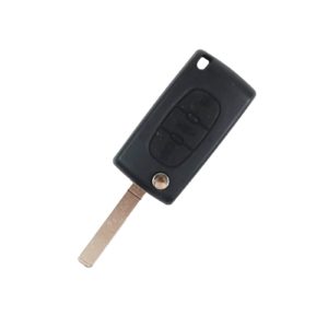 Peugeot  - 207, 208, 307, 308, 408, Partner | Remote Key Case & Blade (2 Button, VA2 Blade)