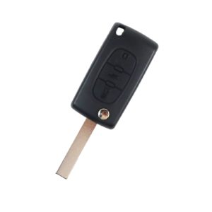 Peugeot  - 207, 208, 307, 308, 408, Partner | Remote Key Case & Blade (3 Button, HU83 Blade)