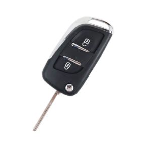 Peugeot - Citroen DS | Remote Key Case & Blade (3 Button, VA2 Blade)