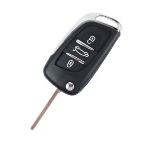 Peugeot - Citroen DS | Remote Key Case & Blade (2 Button, HU83 Blade)