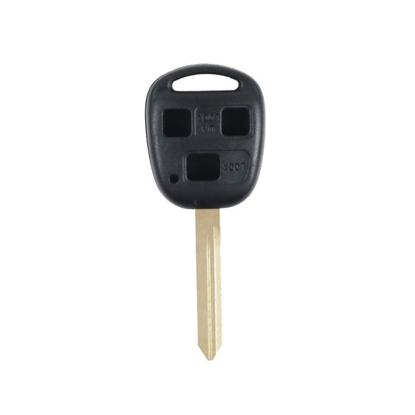 Toyota - Yaris, Avensis, Corolla, RAV4, Echo, Camry | Remote Key Case & Blade (3 Button, TOY47 Blade)