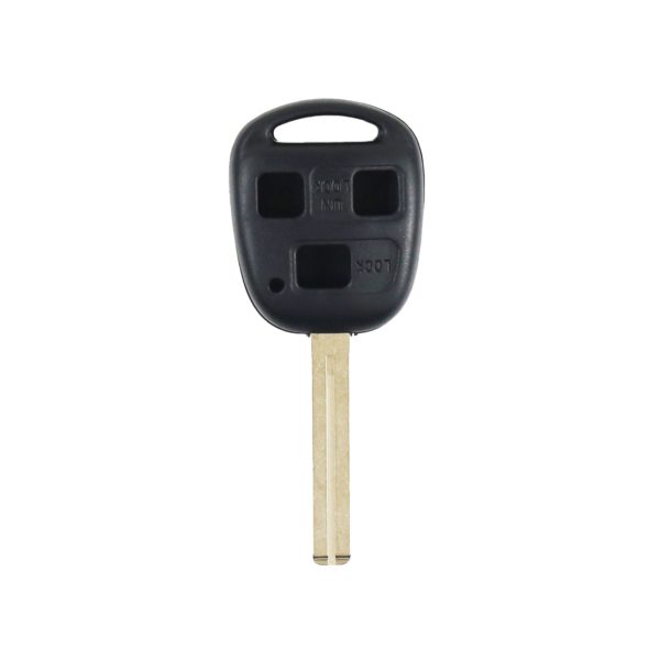 Toyota - Yaris, Avensis, Corolla, RAV4, Echo, Camry, Lexus | Remote Key Case & Blade (3 Button, TOY40 Blade)