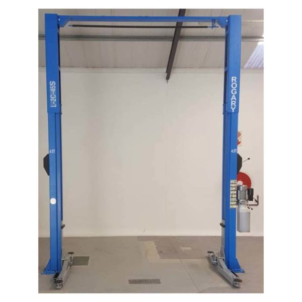 Car Lift – 2 Post 4.5 Ton | (Base Free / Clear Floor & Manual Lock) | Rogary