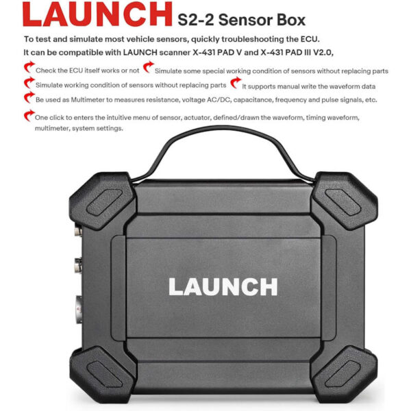 LAUNCH X431 S2-2 Sensorbox 2 Channels Automotive Sensor Simulator – Handheld Diagnostic Tool Compatible with X431 PAD V, PAD VII, and X-431 Series - Image 11