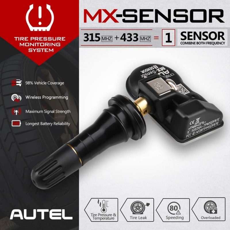 Keep your tyres properly inflated with the Autel Universal Tyre Replacement Sensor