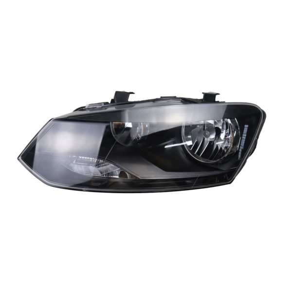 VW Polo 6R Trendline (2014-2017) (Electric Motor) Black Facelift Headlight/ Headlamp (Left Side)