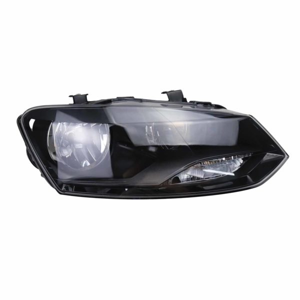 VW Polo 6R Trendline (2014-2017) (Electric Motor) Black Facelift Headlight/ Headlamp (Right Side)