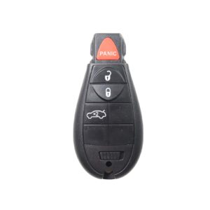 Chrysler, Dodge, Jeep - Grand Cherokee, Libe + Others | Complete Remote Key (3+1 Buttons Lock, Unlock & Boot)