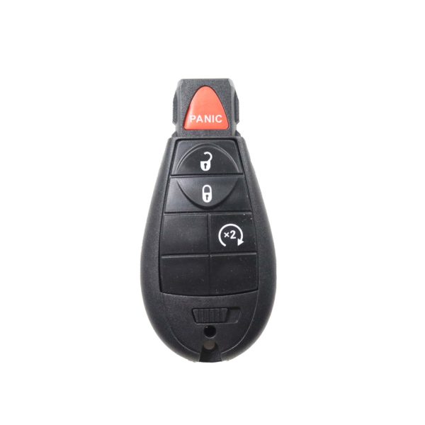 Chrysler, Dodge, Jeep - Grand Cherokee, Libe + Others | Complete Remote Key (3+1 Buttons Lock, Unlock & X2)